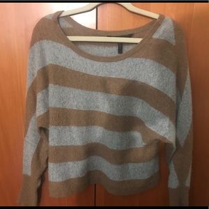 BCBG soft striped sweater (S)